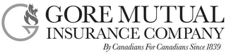 GORE MUTUAL INSURANCE COMPANY BY CANADIANS FOR CANADIANS SINCE 1839 logo