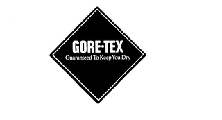 GORE-TEX GUARANTEED TO KEEP YOU DRY logo
