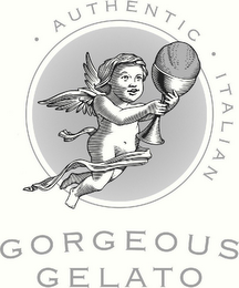 GORGEOUS GELATO · AUTHENTIC · ITALIAN logo