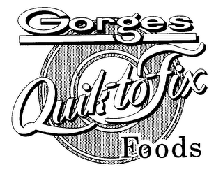 GORGES QUIK-TO-FIX FOODS logo