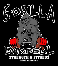GORILLA BARBELL STRENGTH & FITNESS logo