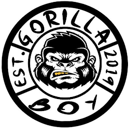 GORILLA BOY APPAREL , GORILLA GIRL APPAREL, EST 2019 logo