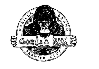 GORILLA BRAND PREMIER GLUE GORILLA PVC logo