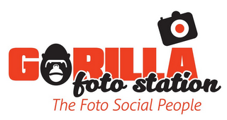GORILLA FOTO STATION THE FOTO SOCIAL PEOPLE logo