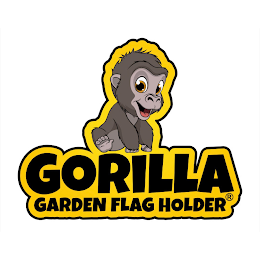 GORILLA GARDEN FLAG HOLDER logo