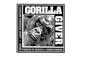 GORILLA GIVER CLEVELAND ZOOLOGICAL SOCIETY GIVING STRENGTH TO GROWTH & UNDERSTANDING logo