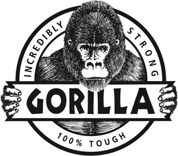 GORILLA INCREDIBLY STRONG 100% TOUGH logo