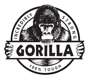 GORILLA INCREDIBLY STRONG 100% TOUGH logo
