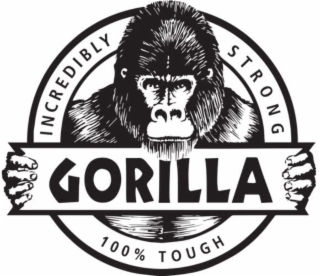GORILLA INCREDIBLY STRONG 100% TOUGH logo