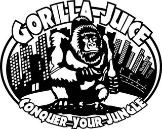 GORILLA JUICE CONQUER YOUR JUNGLE logo