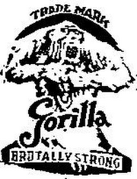 GORILLA SHOE BRUTALLY STRONG logo