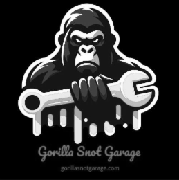 GORILLA SNOT GARAGE GORILLASNOTGARAGE.COM logo