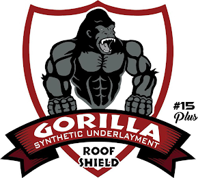 GORILLA SYNTHETIC UNDERLAYMENT #15 PLUS ROOF SHIELD logo