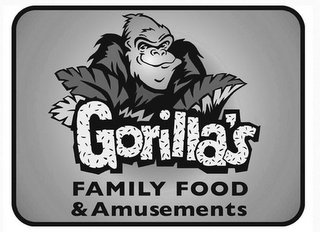 GORILLA'S FAMILY FOOD & AMUSEMENTS logo
