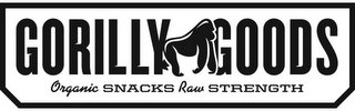 GORILLY GOODS ORGANIC SNACKS RAW STRENGTH logo
