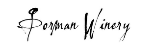 GORMAN WINERY logo