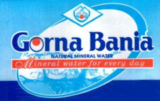 GORNA BANIA NATURAL MINERAL WATER MINERAL WATER FOR EVERY DAY logo