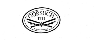 GORSUCH LTD. "A SKIER'S TRADITION" logo