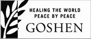 GOSHEN HEALING THE WORLD PEACE BY PEACE logo