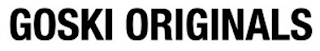 GOSKI ORIGINALS logo