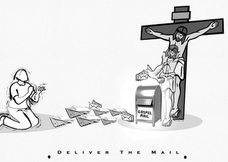 GOSPEL MAIL · DELIVER THE MAIL · logo
