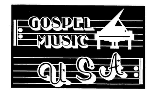 GOSPEL MUSIC U S A logo