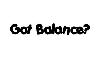 GOT BALANCE? logo