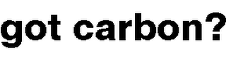 GOT CARBON? logo