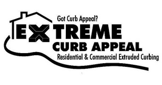 GOT CURB APPEAL? EXTREME CURB APPEAL RESIDENTIAL & COMMERCIAL EXTRUDED CURBING logo
