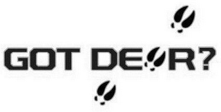 GOT DEER? logo