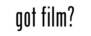 GOT FILM? logo