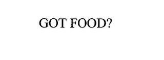 GOT FOOD? logo