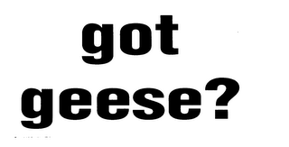 GOT GEESE? logo