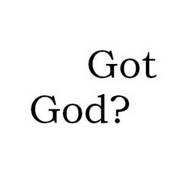 GOT GOD? logo