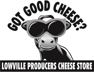 GOT GOOD CHEESE? LOWVILLE PRODUCERS CHEESE STORE logo