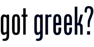 GOT GREEK? logo