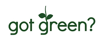 GOT GREEN? logo