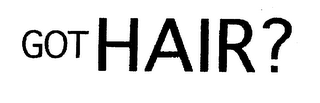 GOT HAIR? logo