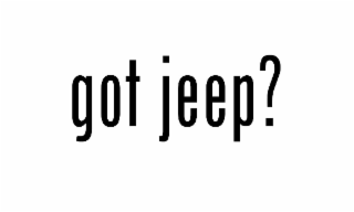 GOT JEEP? logo