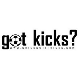 GOT KICKS? WWW.CHICKSWITHKICKS.COM logo