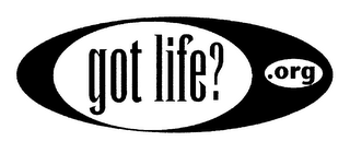 GOT LIFE? .ORG logo