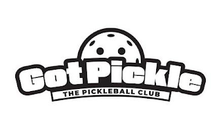 GOT PICKLE THE PICKLEBALL CLUB logo