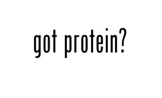 GOT PROTEIN? logo