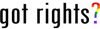 GOT RIGHTS? logo