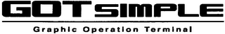 GOT SIMPLE GRAPHIC OPERATION TERMINAL logo