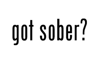 GOT SOBER? logo