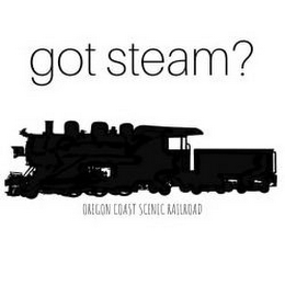 GOT STEAM? OREGON COAST SCENIC RAILROAD logo