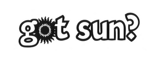 GOT SUN? logo