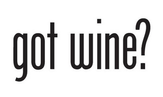 GOT WINE? logo