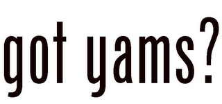 GOT YAMS? logo